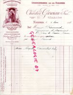 44 - NANTES - FACTURE IMPRIMERIE DE LA BOURSE- CHARLES GARCIAU -42 RUE DE LA FOSSE- 1927- LE ROY- RADIGOIS - Imprimerie & Papeterie