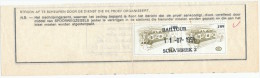 Talon De Formule D´examen Cachet De Gare Railtour SCHAARBEEK 2 En 1993  -- UU739 - Other & Unclassified