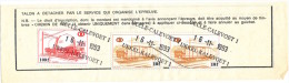 Talon De Formule D´examen Cachet De Gare  UCCLE CALEVOET 1 En 1993  -- UU744 - Sonstige & Ohne Zuordnung