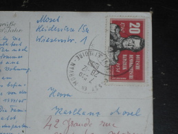 LETTRE ALLEMAGNE DEUTSCHLAND GERMANY DDR RDA AVEC YT 508 - VON GNEISENAU - - Briefe U. Dokumente