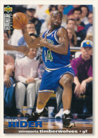 Basket NBA (1995), ISAIAH RIDER, N° 94, Minnesota Timberwolves, Upper Deck, Collector's Choice, Trading Cards... - 1990-1999