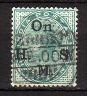 INDIA - 1883/99 YT 30 USED SERVICE - 1882-1901 Imperio