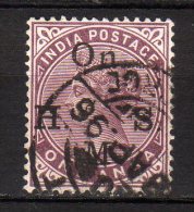 INDIA - 1883/99 YT 31 USED SERVICE - 1882-1901 Empire