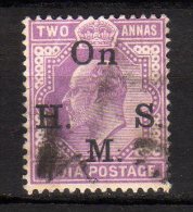 INDIA - 1902/09 YT 42 USED SERVICE - 1902-11  Edward VII