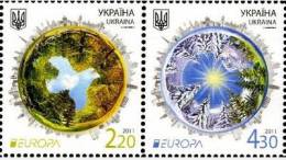 EUROPA - 2011 //  UKRAINE  //  2v NEUF** // Mnh - 2011
