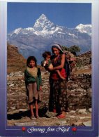 (536) Népal Peoples - Mt Machipuchre - Nepal