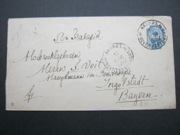1892, Ganzsache - Briefe U. Dokumente