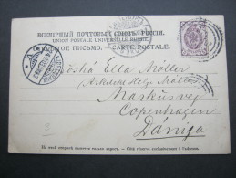 1903, Ringstempel Auf Karte - Cartas & Documentos