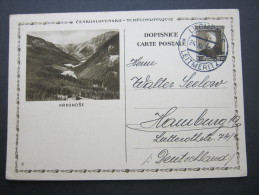 1936, Bildganzsache Verschickt - Postales