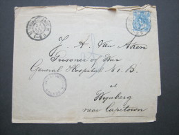 1900, Zensurbrief Nach Kapstadt - Lettres & Documents