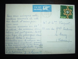 CP PAR AVION POUR LA FRANCE TP SCOUTISME 0.30 OBL.MEC. 5.9.68 - Brieven En Documenten