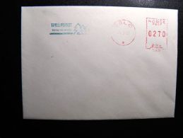 Cover From Norway Special Cancel Red Machine Atm Forest Tree - Briefe U. Dokumente