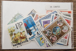 CONTES Lot De 25 Timbres Neufs Et Oblitérés Tous Différents. Satisfaction Assuré - Cuentos, Fabulas Y Leyendas