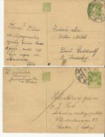 =TCH 1920 GS*2  KosireNACH PRAG , LAZNE - Postales