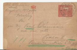 =TCH GS 1920 MOST NACH PRAG - Cartes Postales