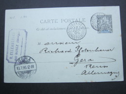 1895, Carte Postale  A Allemagne - Brieven En Documenten