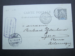 1895, Carte Postale  A Allemagne - Briefe U. Dokumente
