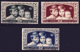 Belgique Enfants Royaux Série 3v.1935 N°404à406 V.17€ - Autres & Non Classés