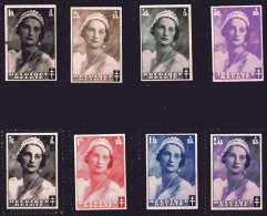 Belgique Reine Astrid Série De 8v.nfs.n°411 à 418 V.25€ - Sonstige & Ohne Zuordnung