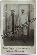 CPA Carte Photo Guerre 14-18 Militaire Tirailleur Sénégalais Colonial WW1 VENISSIEUX Rhône 69 - Vénissieux