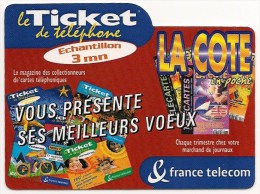 Ticket PR67 Ou 67a   -  NEUF   -    La Côte En Poche     -      Echantillon 3mn - Billetes FT