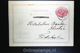 Sweden: Postcard Mi P 5 C 1876 Svaret Betaladt - Entiers Postaux