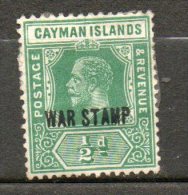 CAIMANES  Edouard VII 1/2p Vert 1919-20 N°52 - Cayman Islands