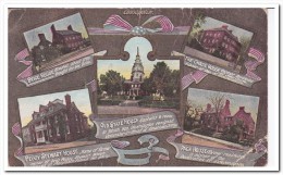 Annapolis, Houses ( Card Has Folds, Card Is Not In Good Condition ) - Annapolis