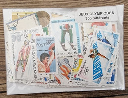 JEUX OLYMPIQUES (J.O.) Lot De 300 Timbres Tous Differents. Satisfaction Assurée - Other & Unclassified