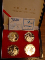 1991 CINA THE PEOPLE'S BANKS OF CHINA 5 YUAN SET PROOF SILVER - Chine