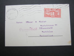 1926, Schiffskarte  Mit Stempel BERGEN - Covers & Documents