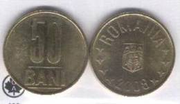 2008 Romania Roumanie Rumanien 50 Bani 1 Pcs. Uncirculated Current Issue Coat Of Arms - Rumänien