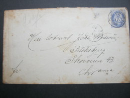 1886, Schiffstempel Auf Ganzsache - Brieven En Documenten