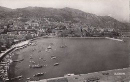 CPA LA CONDAMINE- PANORAMA, HARBOUR, SHIPS, ROUND STAMP - La Condamine