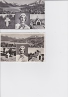 13 /11 / 245 -   2  CPSM  DE  KÜSSNACHT  AM  RIGI ( SUISSE )souvenir De La  Reine  Astrid Von  Belgen - Küssnacht