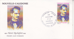 NOUVELLE-CALEDONIE -FDC -AFFRANCHIE POSTE AERIENNE N° 302 - - FDC