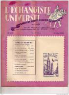 L´ECHANGISTE UNIVERSEL "LA VIE PHILATELIQUE" REVUE MENSUELLE ILLUSTREE 25 MAI1954 REF 15330 - French (from 1941)