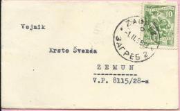 Letter - Zagreb-Zemun, 1.2.1958., Yugoslavia (military Post - V.P. 8115/28-a ) - Cartas & Documentos