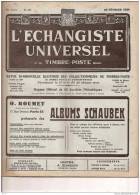 ECHANGISTE UNIVERSEL ET TIMBRES POSTE REUNIS 10 FEVRIER 1938 REF 15344 - Français (jusque 1940)