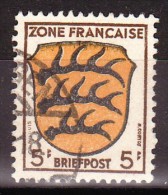 ALLEMAGNE - ZONE FRANCAISE - Timbre N°3 Oblitéré - Autres & Non Classés