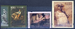 ##Poland 2005-07. Paintings. 3 Items. MNH(**) - Unused Stamps