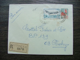 LETTRE PAR AVION RECOMMANDEE DE CAYENNE AVEC POSTE AERIENNE 1967 FRANCE  COVER - Cartas & Documentos