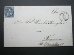 1864, MURI, Klarer Stempel Auf Brief - Covers & Documents