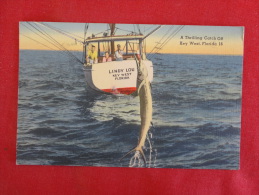 - Florida > Key West & The Keys Lindy Low Fishing Catck Linen 1939 Cancel    Ref  1105 - Key West & The Keys