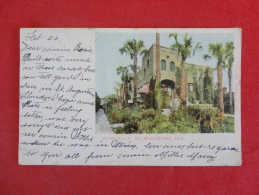 - Florida > St Augustine  Floria Villa  1902 Cancel    Ref  1105 - St Augustine