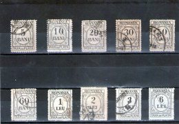 1921/26  -   FRAIS DES PAIEMENT Mi No 52/61 Et Yv No 57/66 édition Complète - Strafport