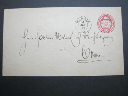 1869, WIMMIS , Klarer Stempel Auf Brief - Covers & Documents
