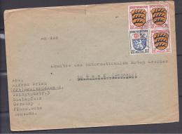 Germany1945: FrenchZone7,8 (3)on Cover To RED CROSS - Autres & Non Classés