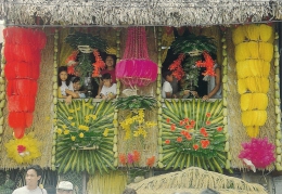 Pahiyas-Lucban-Quezon. Homes Decked With Rice-kiping-fruits      Philliphines.  # 920 # - Philippines