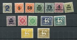 Germany 1919-3 Accumulation MH Some Overprint Numerical Wurttemberg - Mint